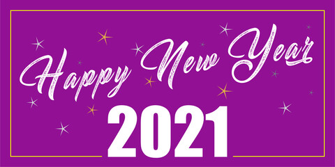 Set of 2021 Happy New Year logo text design. 2021 number design template. Collection of 2021 happy new year symbols. Vector illustration with black labels isolated on white background. 