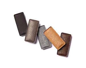 Eyeshadow isolated on white	