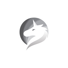 horse logo vector