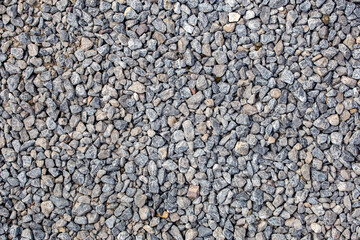 texture of gravel stones on ground background