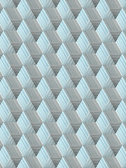 Abstract pattern of striped boxes. 3d rendering digital illustration