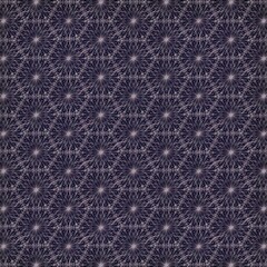 3d rendering hexagonal wire background. Abstract geometric pattern