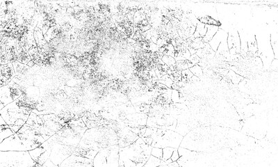 Grunge Texture of Black and White. Abstract Monochrome Background Pattern of Cracks, Chips, Scuffs. Distress Overlay Messy For Your Design or Wallpaper.