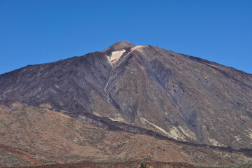 when the sun rises, Father Teide grows