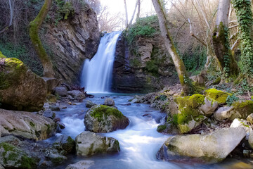 waterfall in the mountains - San Fele (Potenza)
