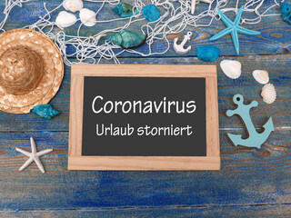 Coronavirus Urlaub storniert