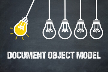 Document Object Model  - obrazy, fototapety, plakaty