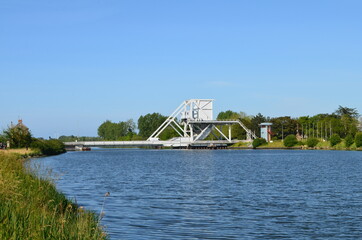 Le pont " Pegasus Bridge" à Bénouville. (Calvados - Normandie - France)
