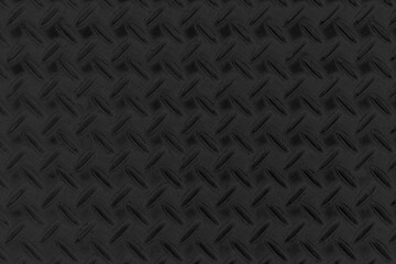 Black diamond plate texture and background seamless