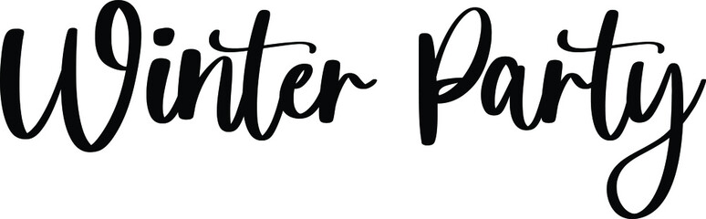 Typography/Calligraphy  Black Color Text On White Background