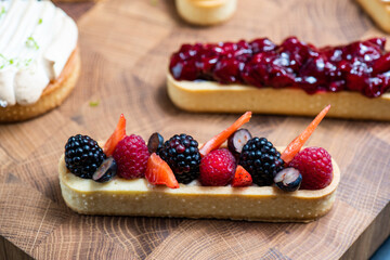 Sweets at a banquet on the occasion of a wedding or birthday