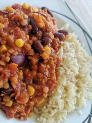 rice with meat