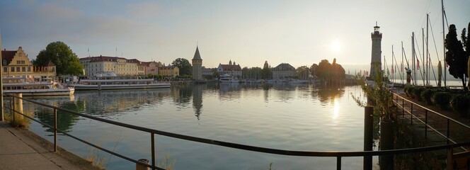 Panorama Hafen Lindau
