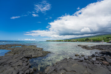 Big Island, Hawaii/USA - September. 29 2019 , Kahalu’u Beach Park
