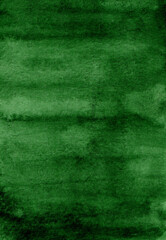Watercolor green abstract background. Beautiful emerald texture. Hand drawn high resolution illustration for posters, postcards, prints, invitations and other design. 