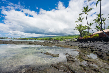 Big Island, Hawaii/USA - September. 29 2019 , Kahalu’u Beach Park
