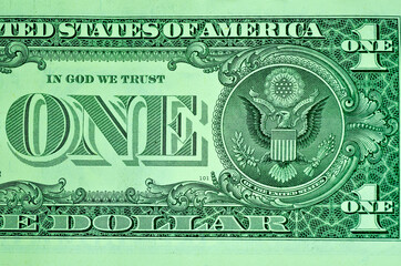 Close-up United State of America Dollar bank notes, USD Currency, USA