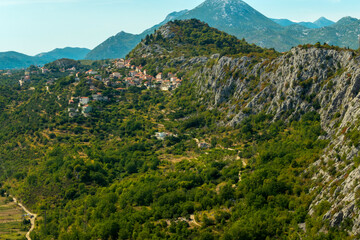 One of the villages in Cetina valley in Dalmatia Croatia.