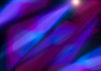 Dynamic abstract geometric background, with blue and pink light lines