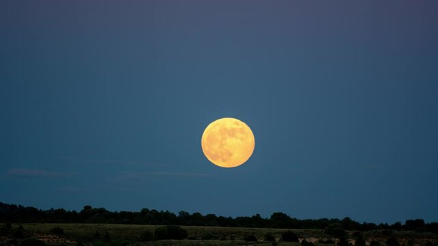 full moon over the sky