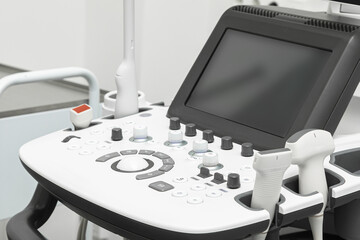 ultrasound device in the medical office, diagnosis of diseases