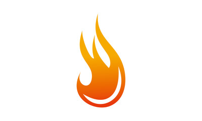 flame symbol vector