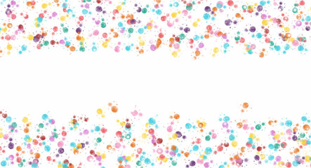 Colorful spot watercolor pattern background with copy space for design, vector.