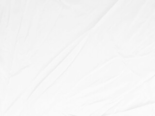 White cloth background abstract with soft waves.