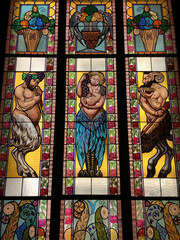 Stained glass window