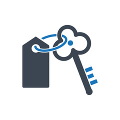 Room key icon ( vector illustration )