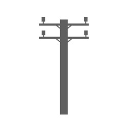 Electric tower icon  illustration on white background