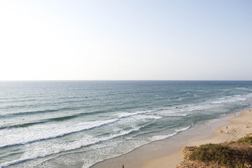 waves on the beach