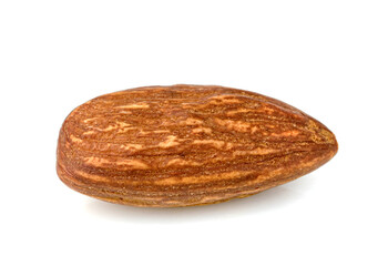 almonds isolated on white background