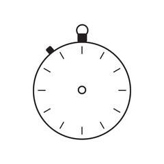 Timer icon isolated