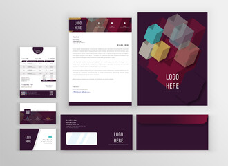 Modern Corporate Branding Identity Stationery Template