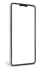 realistic smartphone blank mock up mobile phone for design vector illustration