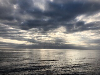 Obraz premium Sunset before the storm 