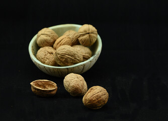 walnuts in a bowl