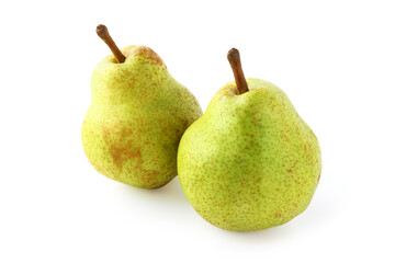 ラ・フランス（白バックで撮影した洋ナシ・セイヨウナシ）