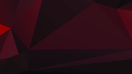 Obraz premium Abstract Red Color Polygon Background Design, Abstract Geometric Origami Style With Gradient. Presentation,Website, Backdrop, Cover,Banner,Pattern Template