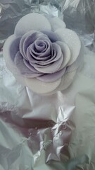 Violet sugar rose