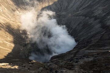Mount Bromo volcanoes in Bromo Tengger Semeru National Park, East Java, Indonesia.
