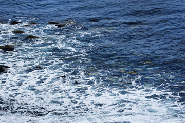 Naklejka premium 静かに波が立つ海面のイメージ 03