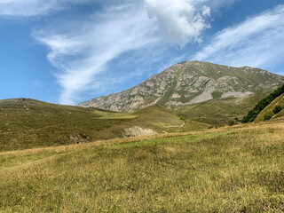 Meadows and field in the mountains