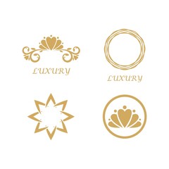Set of Luxury logo