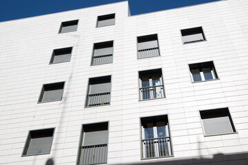 Facade of a modern building.