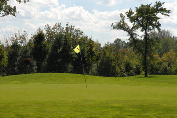 golf course in the summer