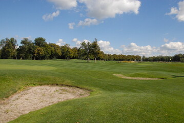 golf course in the summer