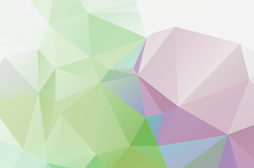 Obraz premium Dark Multicolor vector abstract Low Poly background. Colorful