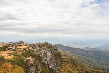 Fototapeta premium Nature landscape for climbing and adventure